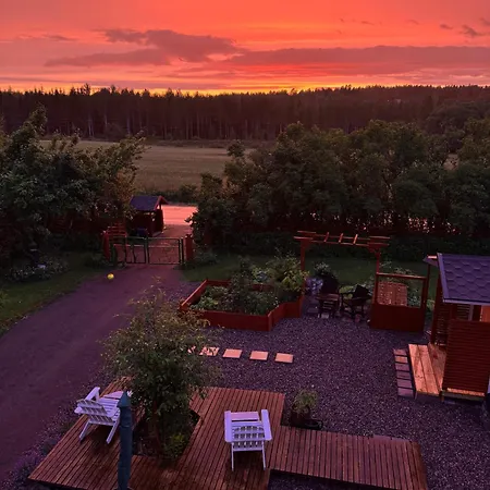 بيت للعطل Torp Solbacka ريسبورغ